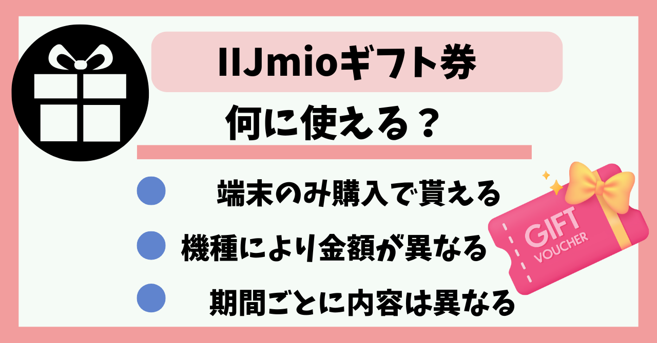 IIJmioギフト券