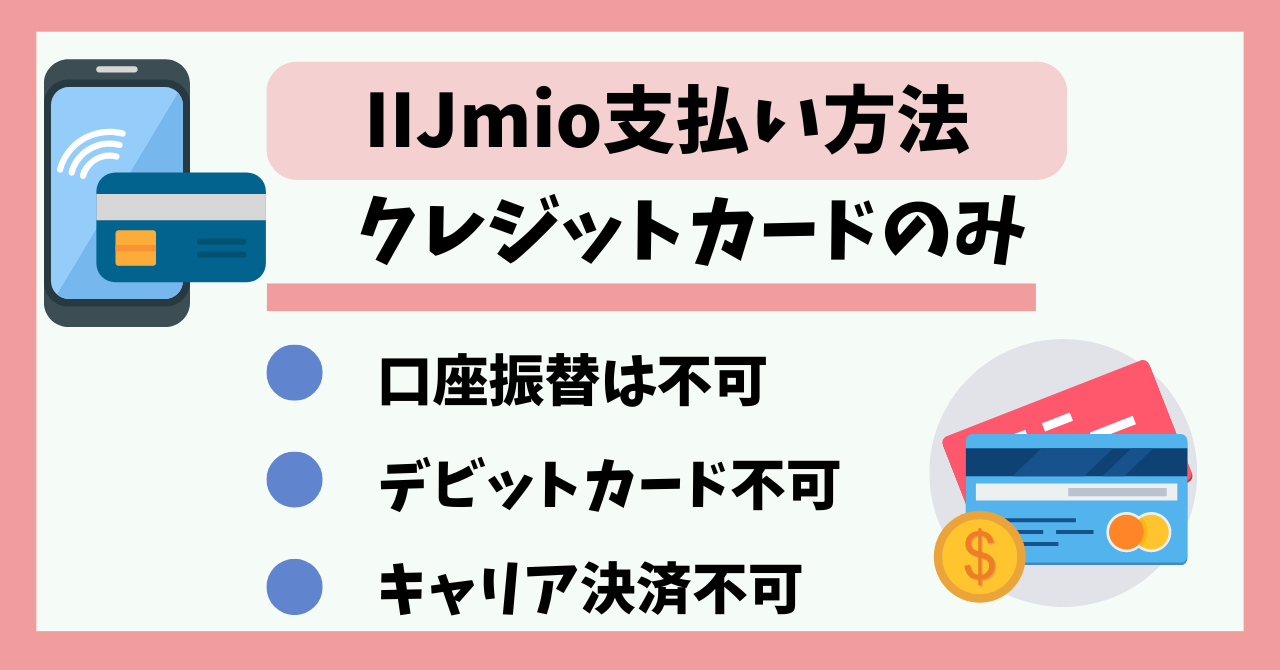 IIJmio支払い方法