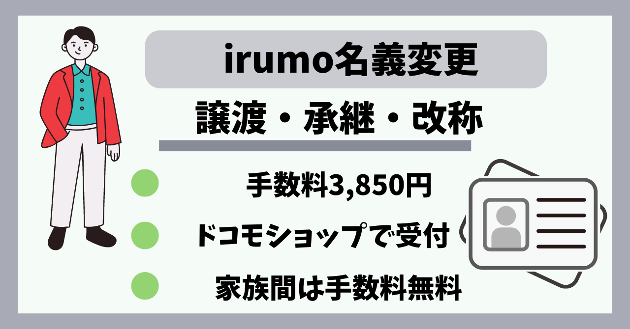 irumo　名義変更
